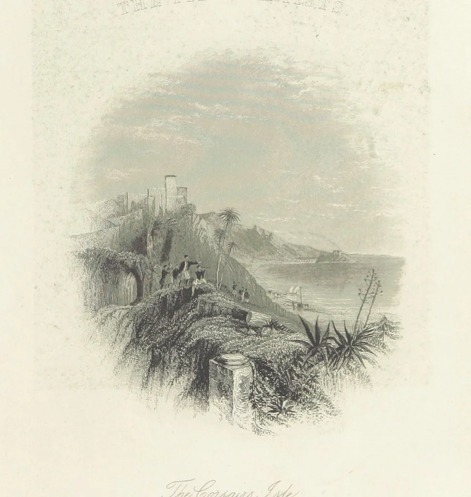 An illustration from The Poetical Works of Lord Byron, etc, 1878, leaf 11