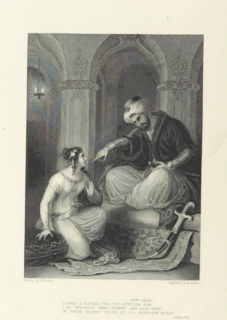 An illustration from The Poetical Works of Lord Byron, etc, 1878, leaf 228