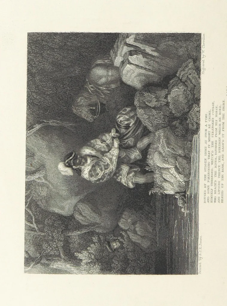 An illustration from The Poetical Works of Lord Byron, etc, 1878, leaf 246