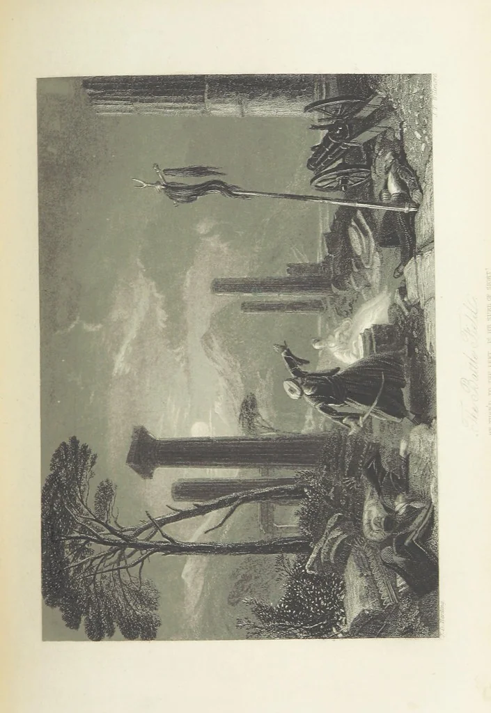 An illustration from The Poetical Works of Lord Byron, etc, 1878, leaf 253
