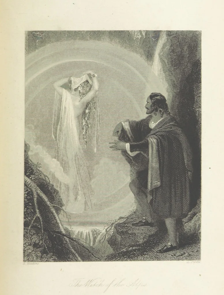 An illustration from The Poetical Works of Lord Byron, etc, 1878, leaf 281