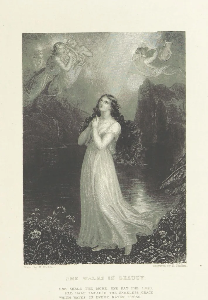 An illustration from The Poetical Works of Lord Byron, etc, 1878, leaf 369