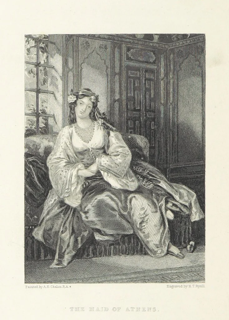 An illustration from The Poetical Works of Lord Byron, etc, 1878, leaf 400