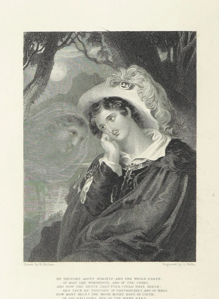 An illustration from The Poetical Works of Lord Byron, etc, 1878, leaf 424