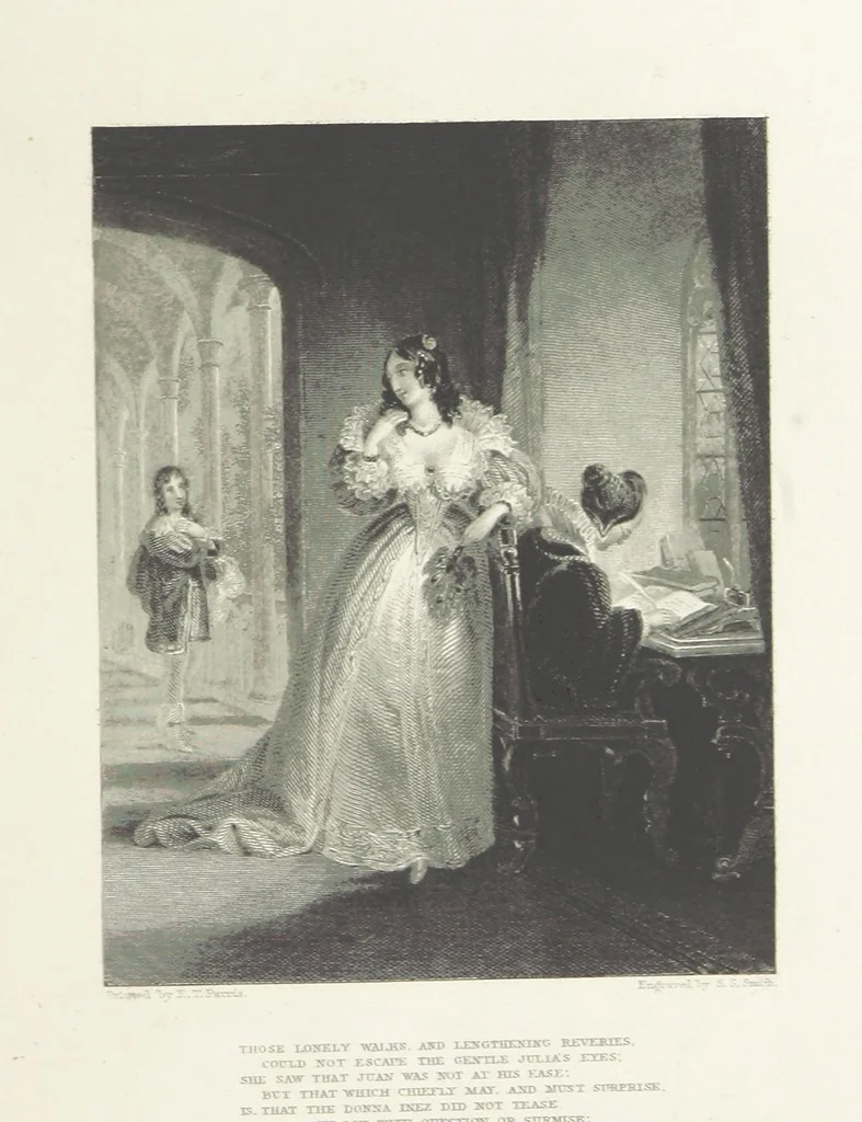 An illustration from The Poetical Works of Lord Byron, etc, 1878, leaf 427