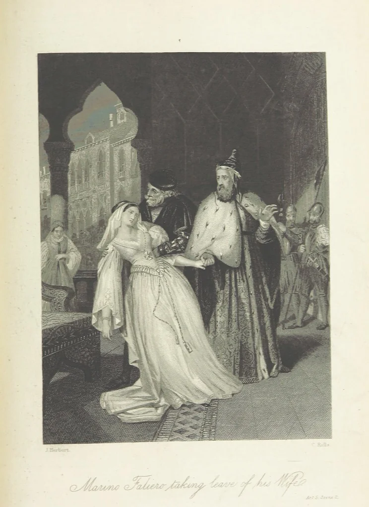 An illustration from The Poetical Works of Lord Byron, etc, 1878, leaf 757