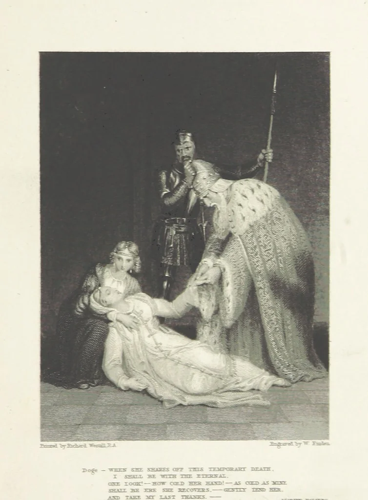 An illustration from The Poetical Works of Lord Byron, etc, 1878, leaf 759
