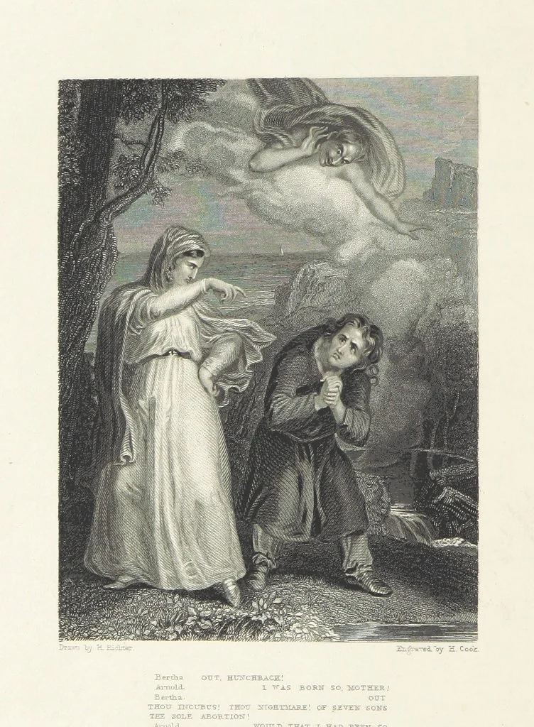 An illustration from The Poetical Works of Lord Byron, etc, 1878, leaf 872
