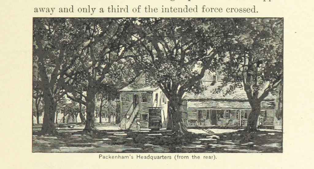 An illustration from The Creoles of Louisiana. [With illustrations, 1885, leaf 213