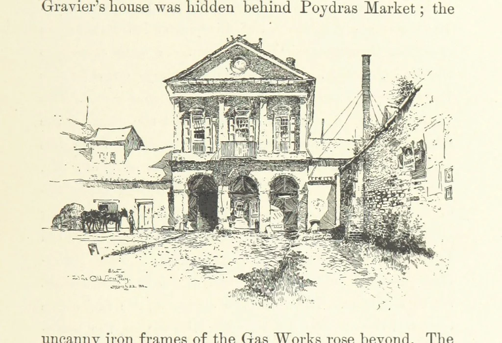 An illustration from The Creoles of Louisiana. [With illustrations, 1885, leaf 239