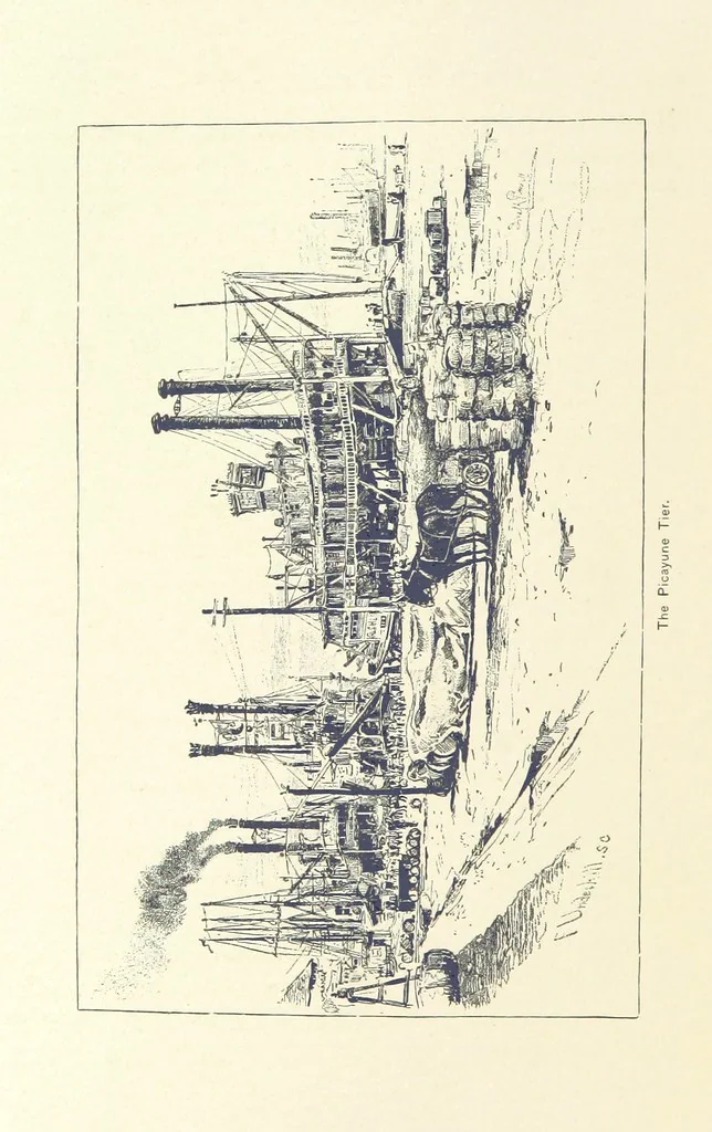 An illustration from The Creoles of Louisiana. [With illustrations, 1885, leaf 242