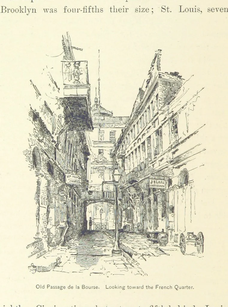 An illustration from The Creoles of Louisiana. [With illustrations, 1885, leaf 266