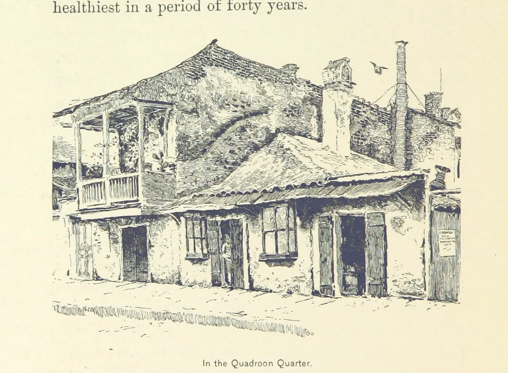 An illustration from The Creoles of Louisiana. [With illustrations, 1885, leaf 290