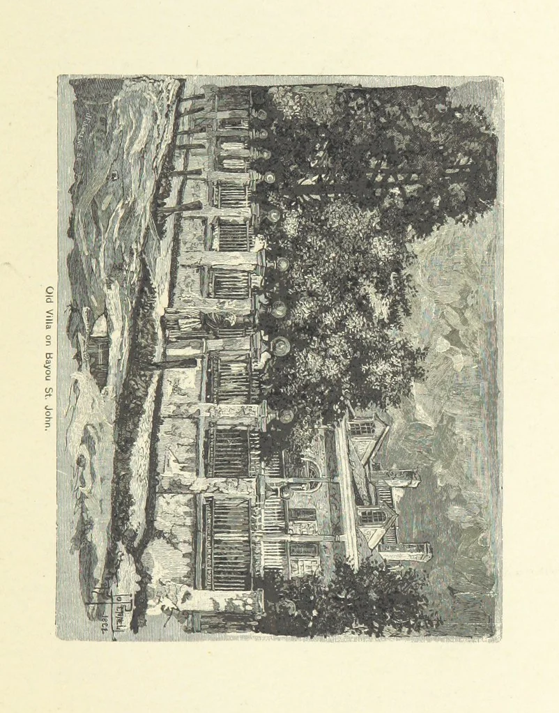 An illustration from The Creoles of Louisiana. [With illustrations, 1885, leaf 59