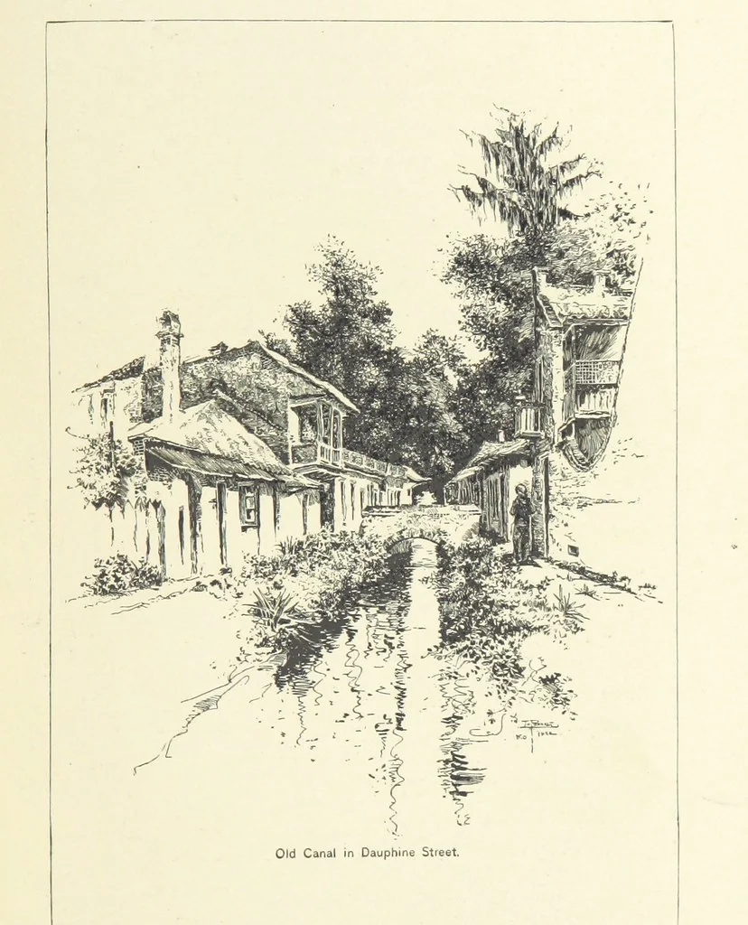 An illustration from The Creoles of Louisiana. [With illustrations, 1885, leaf 63