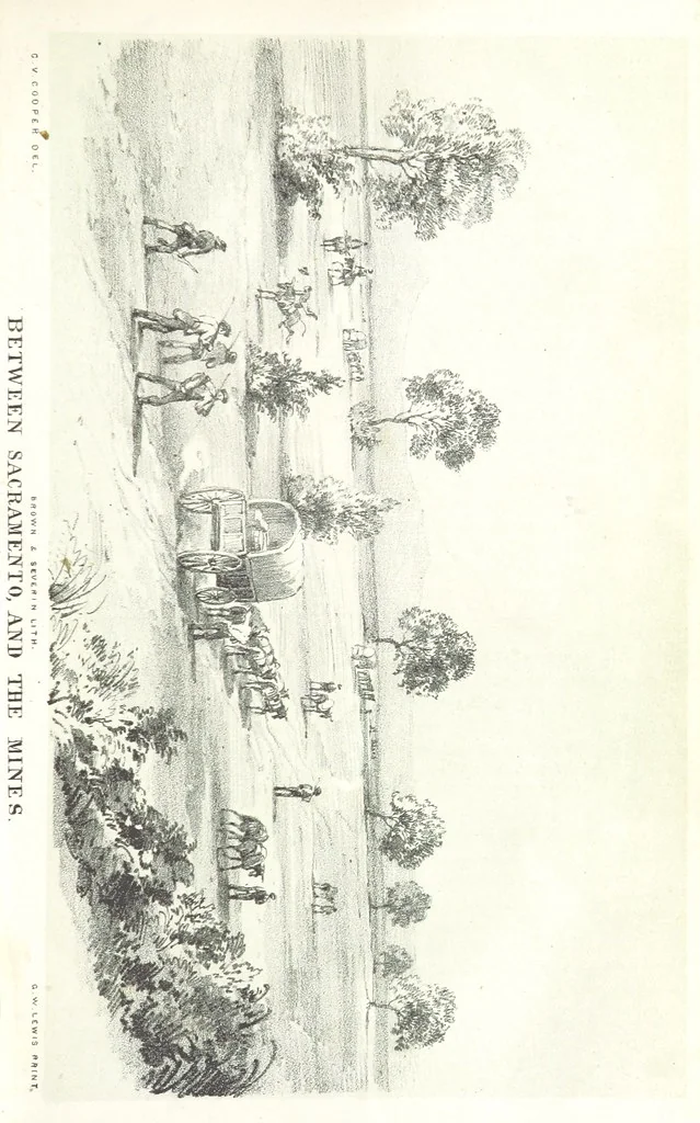 An illustration from California illustrated: including a description of the Panama and Nicaragua routes. By a returned Californian. [With plates, 1852, leaf 101