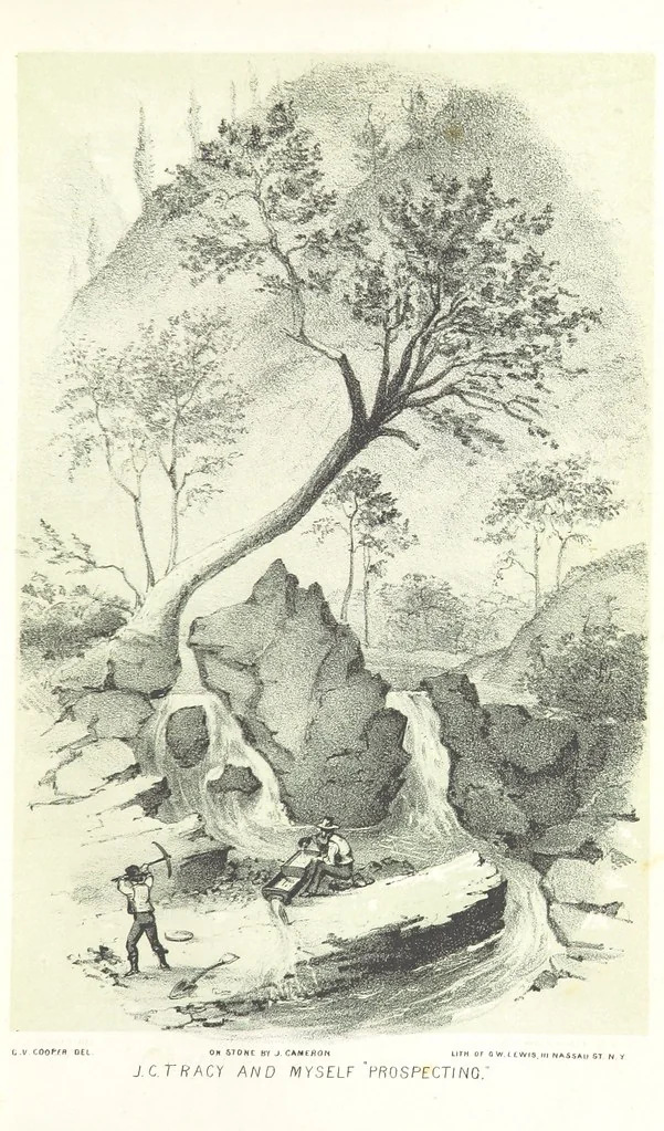 An illustration from California illustrated: including a description of the Panama and Nicaragua routes. By a returned Californian. [With plates, 1852, leaf 123