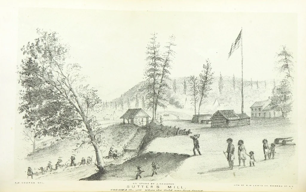 An illustration from California illustrated: including a description of the Panama and Nicaragua routes. By a returned Californian. [With plates, 1852, leaf 154
