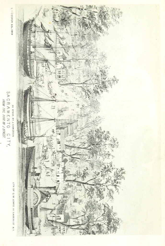 An illustration from California illustrated: including a description of the Panama and Nicaragua routes. By a returned Californian. [With plates, 1852, leaf 191