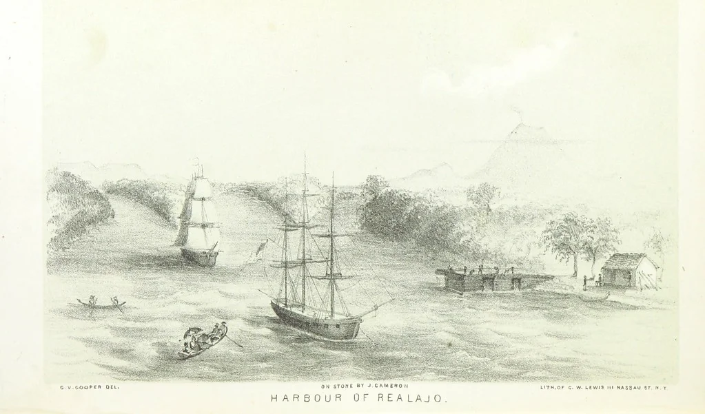 An illustration from California illustrated: including a description of the Panama and Nicaragua routes. By a returned Californian. [With plates, 1852, leaf 236