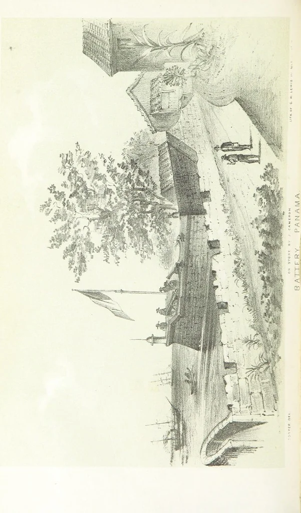 An illustration from California illustrated: including a description of the Panama and Nicaragua routes. By a returned Californian. [With plates, 1852, leaf 54