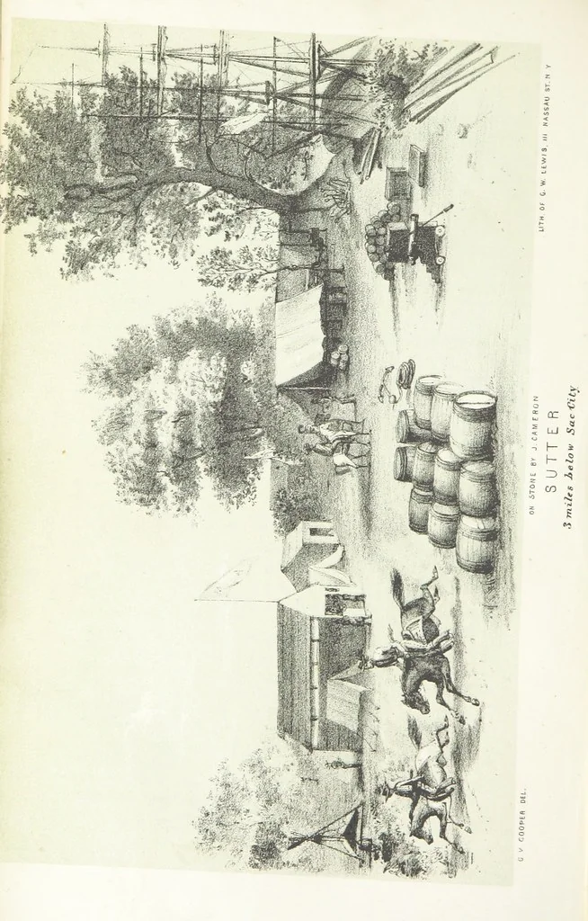 An illustration from California illustrated: including a description of the Panama and Nicaragua routes. By a returned Californian. [With plates, 1852, leaf 86