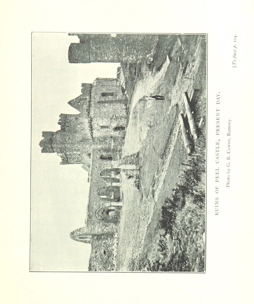 An illustration from From King Orry to Queen Victoria. A short and concise history of the Isle of Man. [With plates, 1899, leaf 151