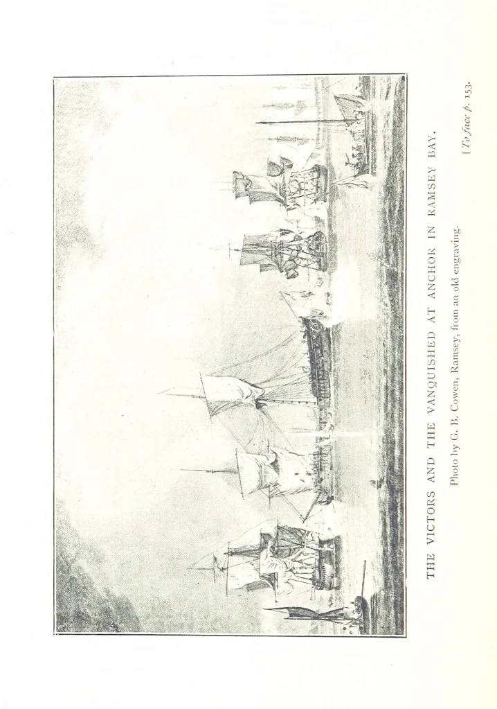 An illustration from From King Orry to Queen Victoria. A short and concise history of the Isle of Man. [With plates, 1899, leaf 206