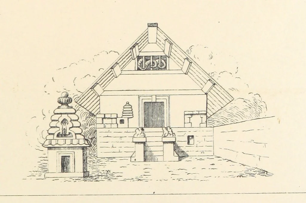 An illustration from Kulu: its beauties, antiquities and silver mines, including a trip over the Snowy Range and glaciers. By the author of “Notes on the Mineral Wealth of India” [i.e. J. Calvert], 1873, leaf 133