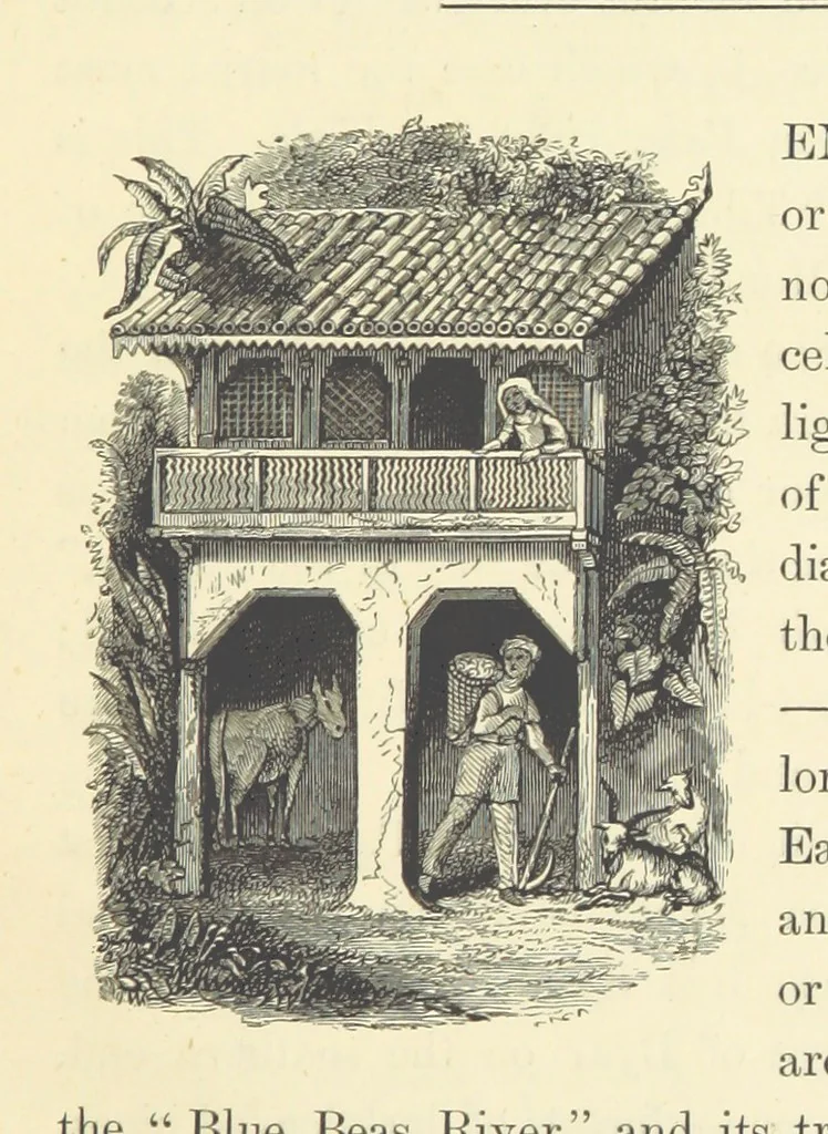 An illustration from Kulu: its beauties, antiquities and silver mines, including a trip over the Snowy Range and glaciers. By the author of “Notes on the Mineral Wealth of India” [i.e. J. Calvert], 1873, leaf 21
