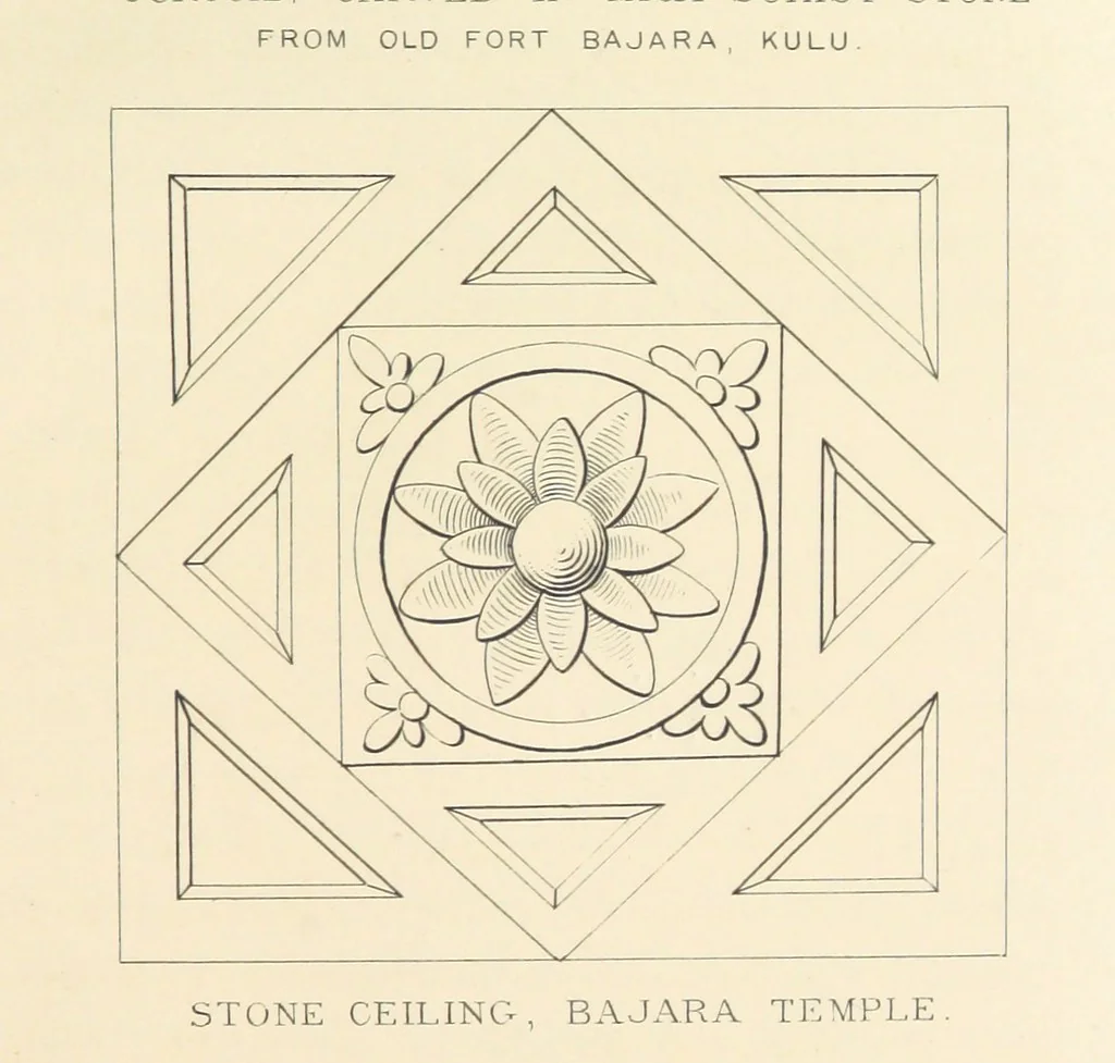 An illustration from Kulu: its beauties, antiquities and silver mines, including a trip over the Snowy Range and glaciers. By the author of “Notes on the Mineral Wealth of India” [i.e. J. Calvert], 1873, leaf 41