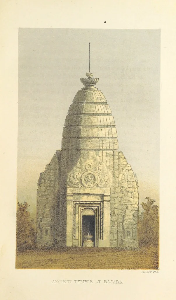 An illustration from Kulu: its beauties, antiquities and silver mines, including a trip over the Snowy Range and glaciers. By the author of “Notes on the Mineral Wealth of India” [i.e. J. Calvert], 1873, leaf 51
