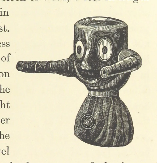 An illustration from Kulu: its beauties, antiquities and silver mines, including a trip over the Snowy Range and glaciers. By the author of “Notes on the Mineral Wealth of India” [i.e. J. Calvert], 1873, leaf 73