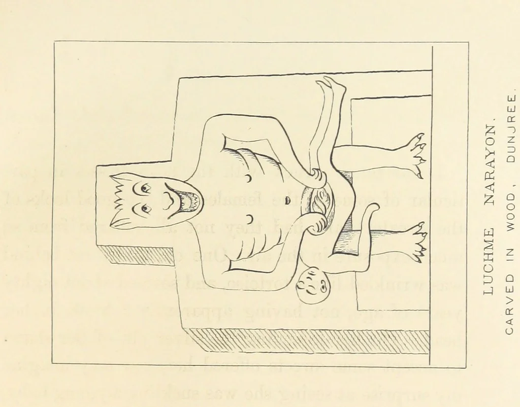 An illustration from Kulu: its beauties, antiquities and silver mines, including a trip over the Snowy Range and glaciers. By the author of “Notes on the Mineral Wealth of India” [i.e. J. Calvert], 1873, leaf 93