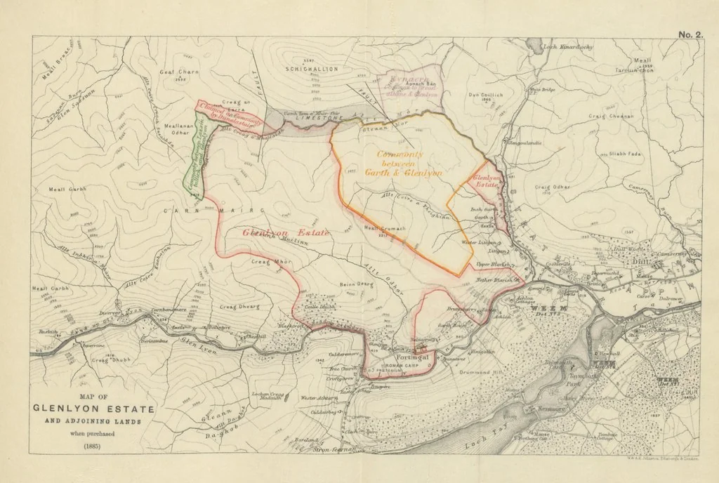 An illustration from The Book of Garth and Fortingall. Historical sketches relating to the districts of Garth, Fortingall, Athole, and Breadalbane, 1888, leaf 295