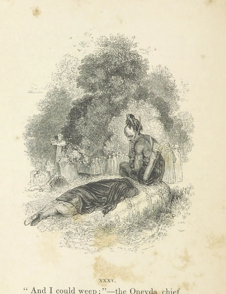 An illustration from The Poetical Works of Thomas Campbell. Illustrated by twenty vignettes from designs by Turner, and thirty-seven woodcuts from designs by Harvey. [With a portrait, 1843, leaf 192