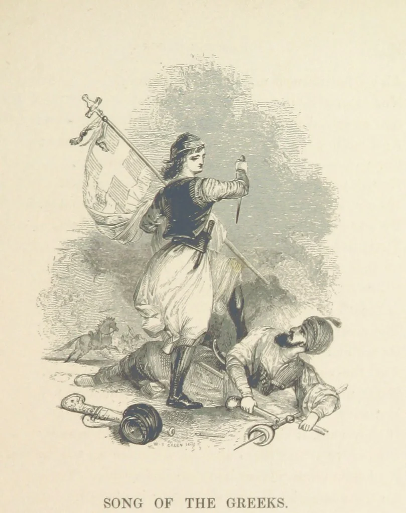An illustration from The Poetical Works of Thomas Campbell. Illustrated by twenty vignettes from designs by Turner, and thirty-seven woodcuts from designs by Harvey. [With a portrait, 1843, leaf 199
