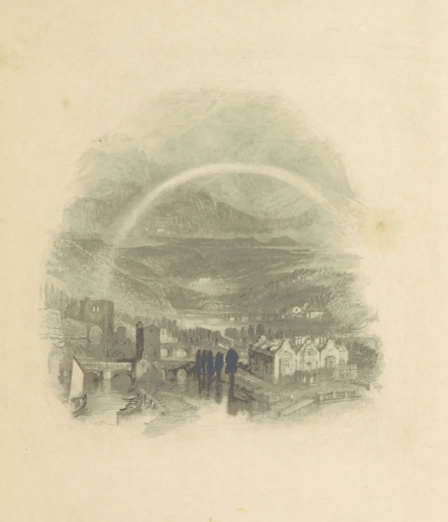 An illustration from The Poetical Works of Thomas Campbell. Illustrated by twenty vignettes from designs by Turner, and thirty-seven woodcuts from designs by Harvey. [With a portrait, 1843, leaf 21