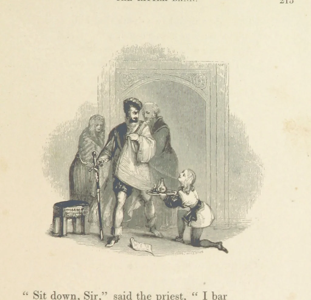 An illustration from The Poetical Works of Thomas Campbell. Illustrated by twenty vignettes from designs by Turner, and thirty-seven woodcuts from designs by Harvey. [With a portrait, 1843, leaf 235
