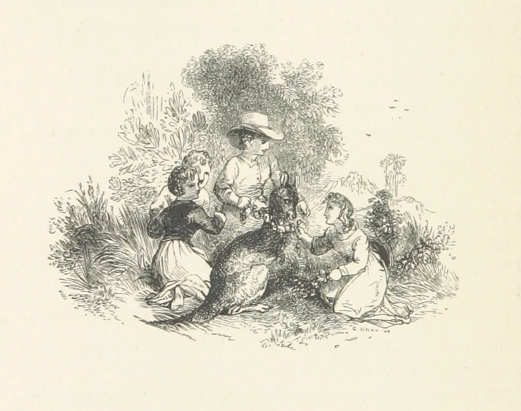 An illustration from The Poetical Works of Thomas Campbell. Illustrated by twenty vignettes from designs by Turner, and thirty-seven woodcuts from designs by Harvey. [With a portrait, 1843, leaf 296