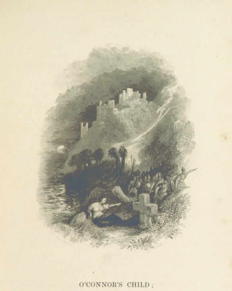 An illustration from The Poetical Works of Thomas Campbell. Illustrated by twenty vignettes from designs by Turner, and thirty-seven woodcuts from designs by Harvey. [With a portrait, 1843, leaf 97