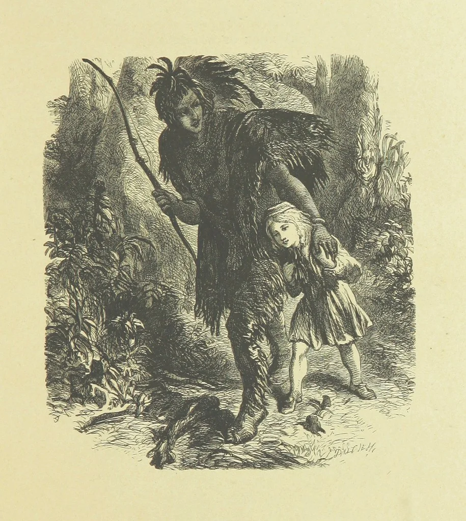 An illustration from Gertrude of Wyoming ... With thirty-five illustrations engraved by the Brothers Dalziel, 1857, leaf 25