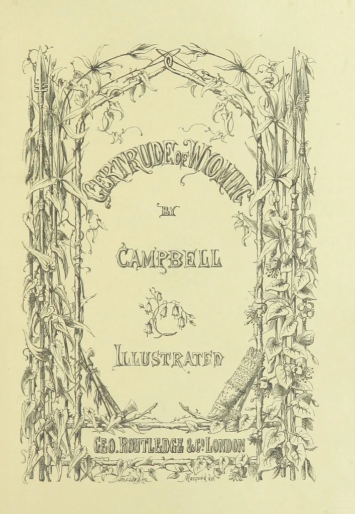 An illustration from Gertrude of Wyoming ... With thirty-five illustrations engraved by the Brothers Dalziel, 1857, leaf 5