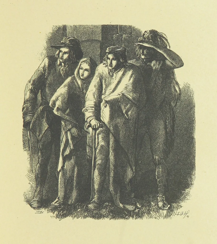An illustration from Gertrude of Wyoming ... With thirty-five illustrations engraved by the Brothers Dalziel, 1857, leaf 81