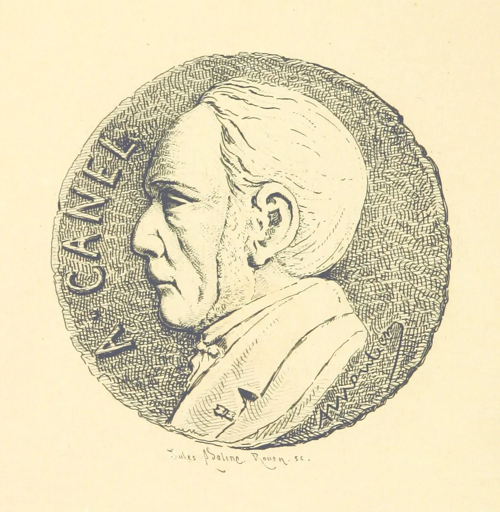 An illustration from Histoire de la ville de Pont-Audemer. [With a “Notice sur M. Canel” by A. Montier and a portrait, 1885, leaf 10