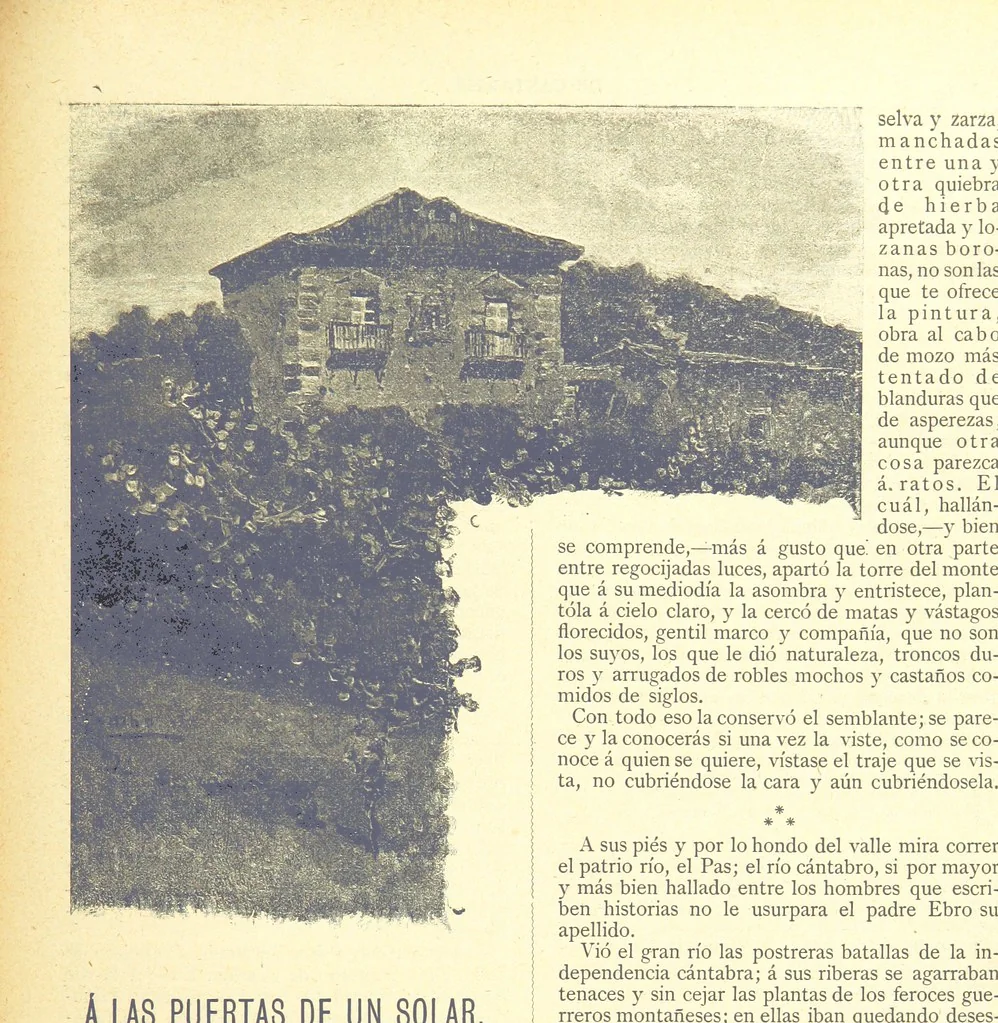 An illustration from De Cantabria. Letras.-Artes.-Historia.-Su vida actual. [With illustrations, 1890, leaf 191