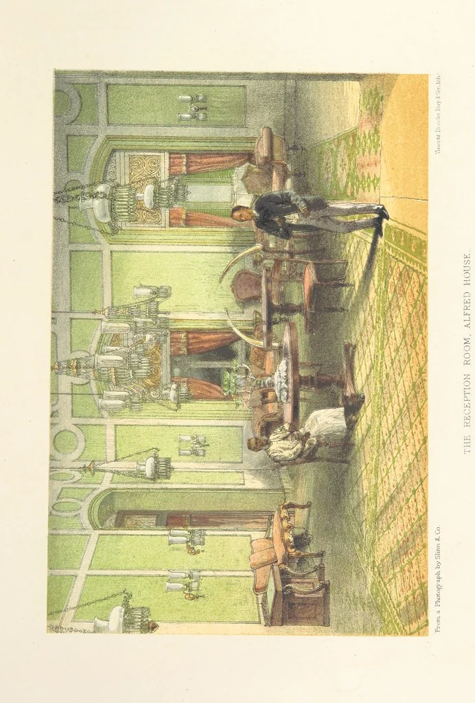 An illustration from The Duke of Edinburgh in Ceylon. A book of elephant and elk sport ... Illustrated with chromo-lithographs, etc, 1871, leaf 139