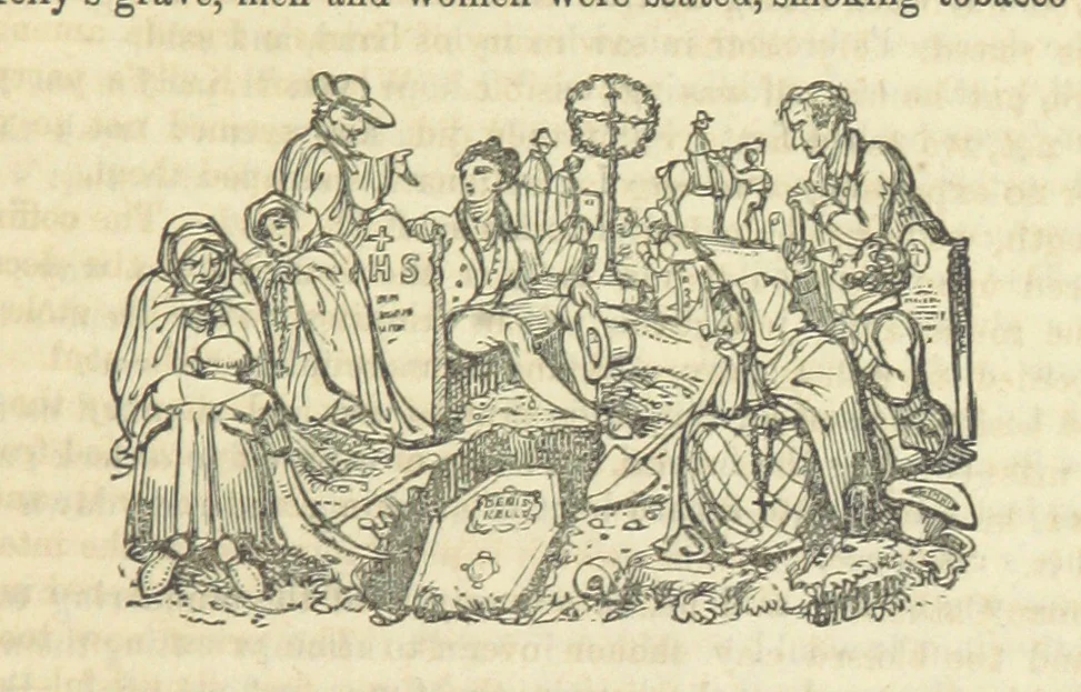 An illustration from Traits and Stories of the Irish Peasantry ... Fourth edition, 1864, leaf 293