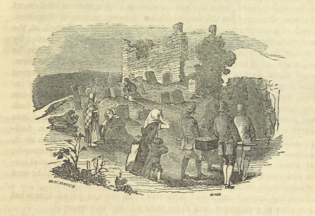 An illustration from Traits and Stories of the Irish Peasantry ... Fourth edition, 1864, leaf 297