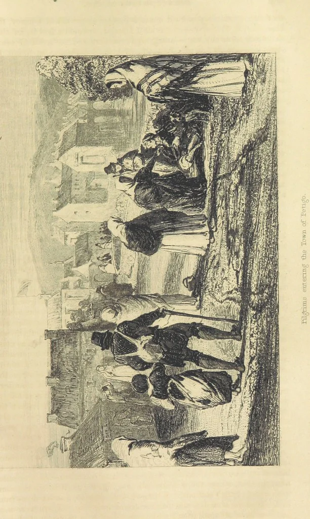 An illustration from Traits and Stories of the Irish Peasantry ... Fourth edition, 1864, leaf 313